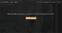 Desktop Screenshot of dutchstrength.com