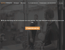 Tablet Screenshot of dutchstrength.com
